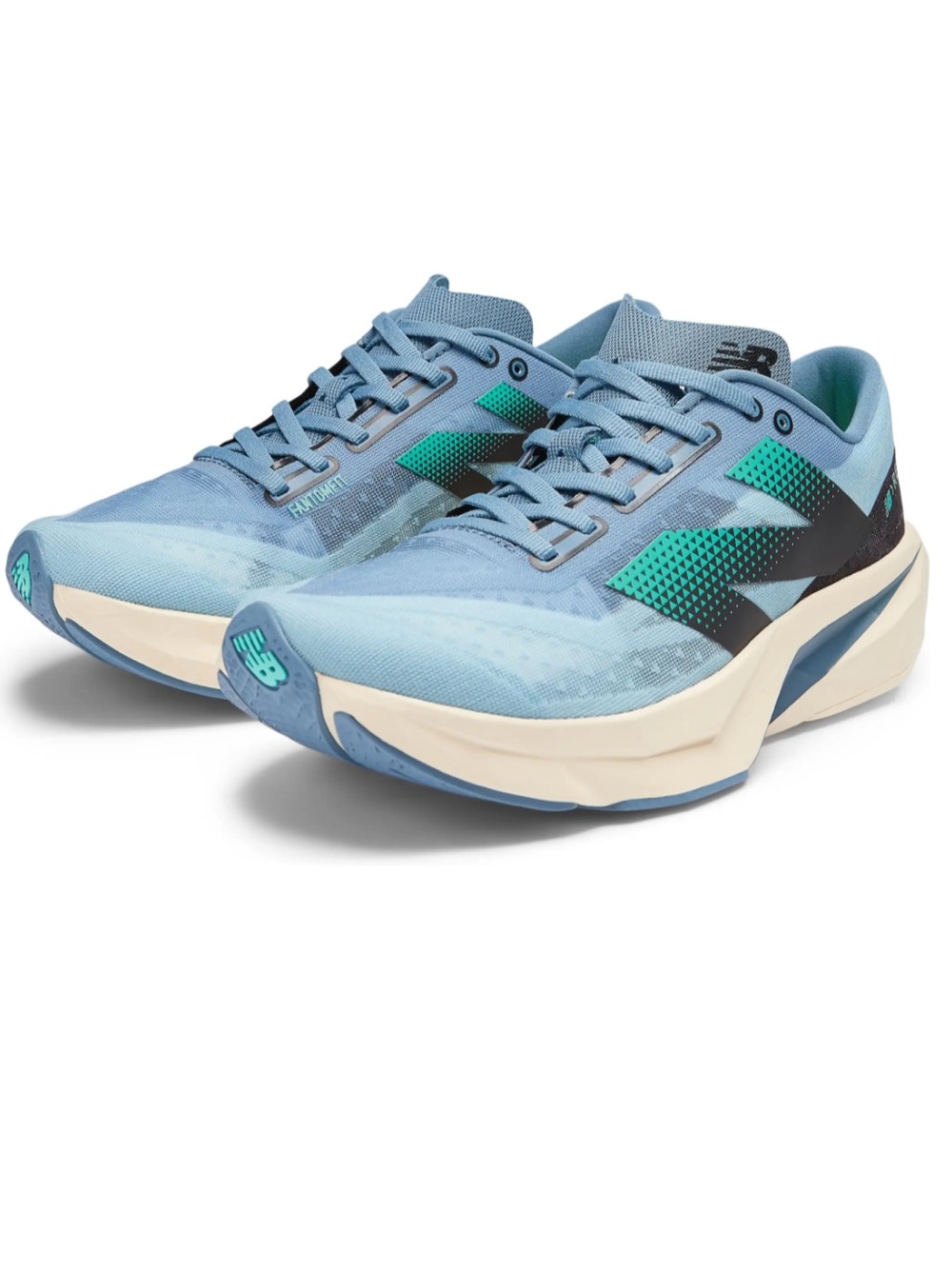 New Balance Fuel Cell Rebel V 4 Blue & Teal Performance Running Shoes 13